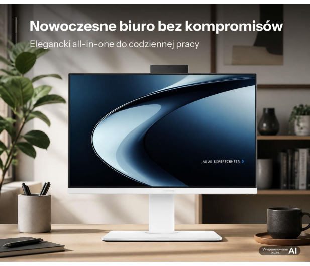 ASUS ExpertCenter AIO P440VA 24" Core 5-210H/16GB/512/W11P Biały - 1613120 - zdjęcie 9